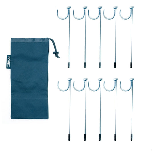 Hoses & Brushes Water Metal Support Pegs – Pack of 10