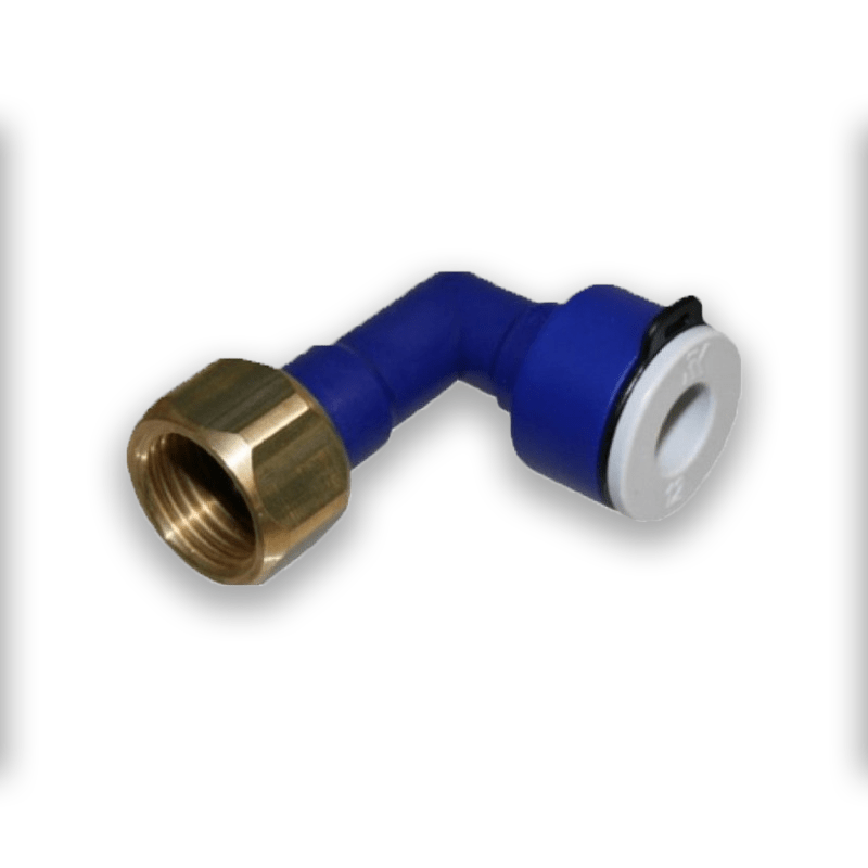 Hoses & Clips Water UniQuick Angled Connector with screw connection