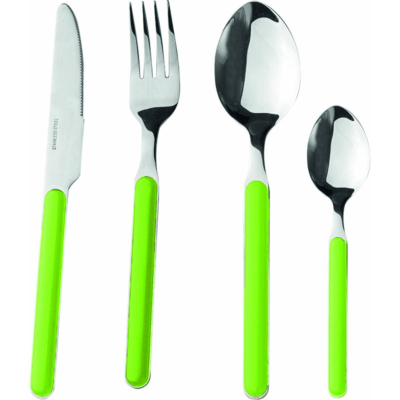 HOUSEHOLD Space Melamine Green Cutlery Set 16 PSC