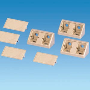 Interior Fittings, Clocks, Carpet Rolls and Outlets Interior Fittings, Clocks, Carpet Rolls and Outlets BEIGE Double Corner Joint ( Pack of 10 )