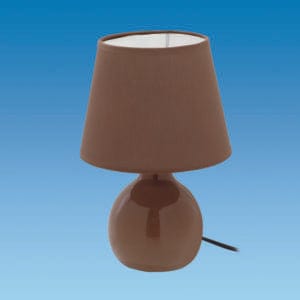 Interior Fittings, Clocks, Carpet Rolls and Outlets Interior Fittings, Clocks, Carpet Rolls and Outlets Ceramic Table Lamp – BROWN