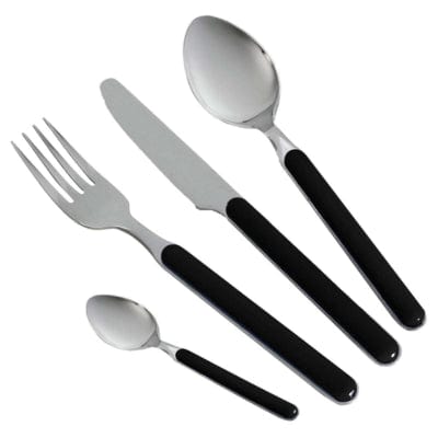 Kitchenware Household Black cutlery set 16pcs