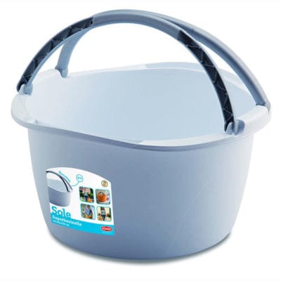 Kitchenware Household Sole 16 ltr Bowl with Handles, 40x40x25cm 3 Colours in Display Stand 30 pcs