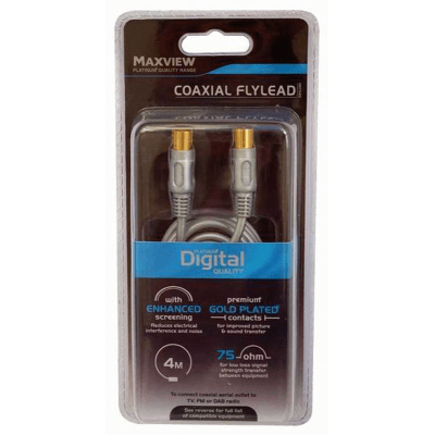 Leads & Connectors TV & Satellite 10M Digital Coaxial 75ohm Flylead