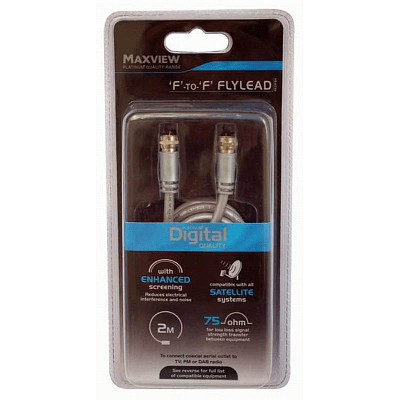 Leads & Connectors TV & Satellite 10M F to F Flylead