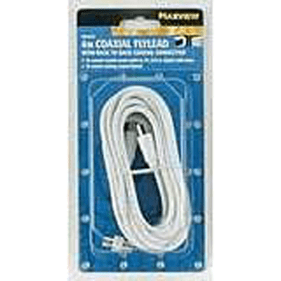 Leads & Connectors TV & Satellite 2M coaxial flylead with