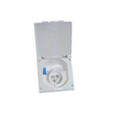 Main Inlets & Outlets NEW Electrical FAWO Multi-Function flush inlet 13 UK socket WHITE
