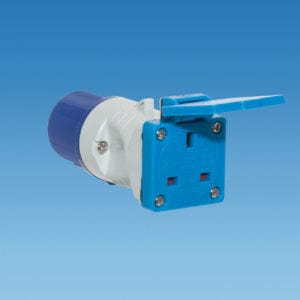 Mains Electrical Products Mains Electrical Products Short Conversion CEE Plug to 13 Amp Socket