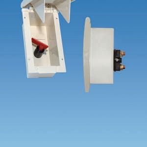 Mains Electrical Products Mains Electrical Products WHITE TND Isolator Switch Box