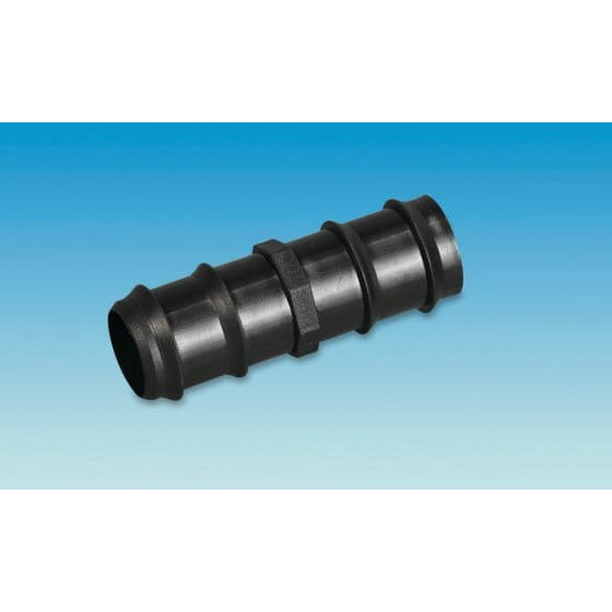 Mains Water Adaptor Kit Water & Waste Black 28.5mm Straight Connector