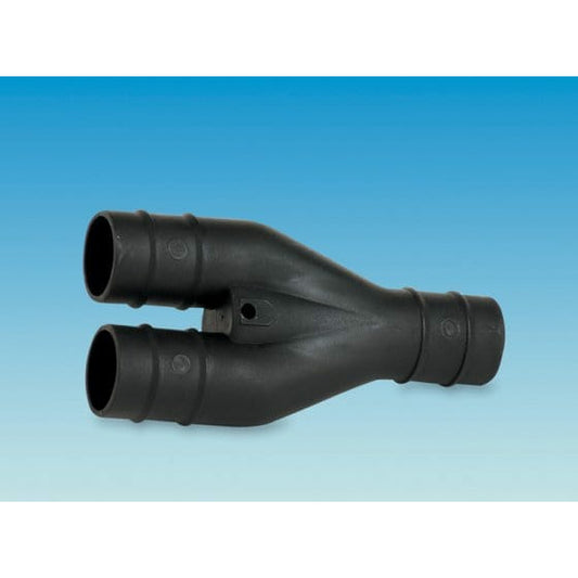 Mains Water Adaptor Kit Water & Waste Black 28.5mm Y Connector
