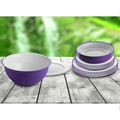 Omada Tableware Household Sanaliving 14pc Set (violet)