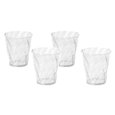 Omada Tableware Household Tritan Water Glasses Set of 4 (clear)