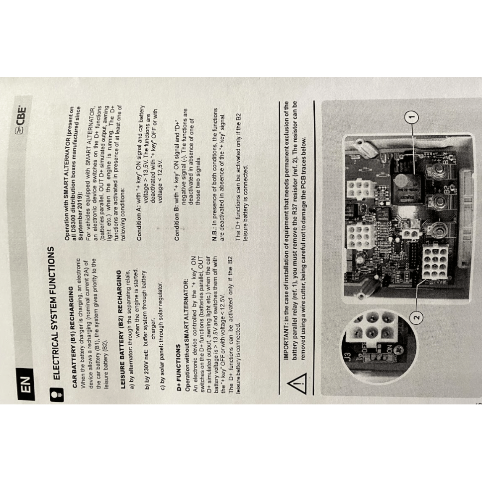 CBE Control Panel PC380 – Just Caravan Parts