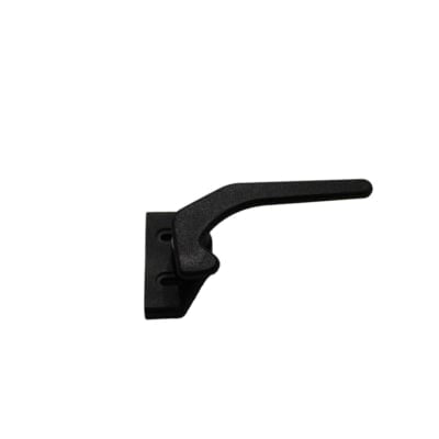 Polyplastic Catches, Stays & Fitting Tools Windows & Rooflights Lever lock window catch Black,20mm hole centre fixings