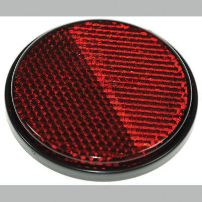 Reflectors & Warning Triangles Towing Maypole Red Round Reflector