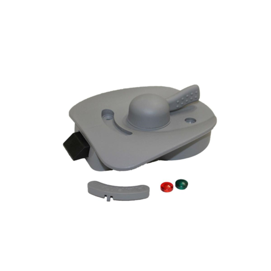 HARTAL R/H INNER LOCK, GREY, SUITS HSC