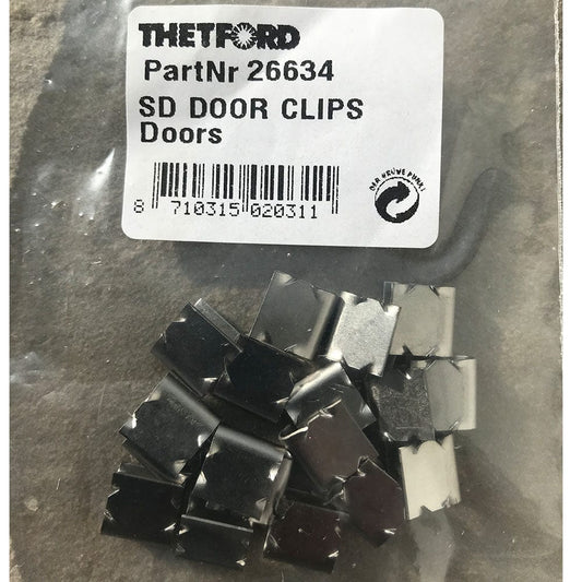Service Doora & Extras Cleaning & Sanitation Thetford SD Door Clips (18 Clip Pack)