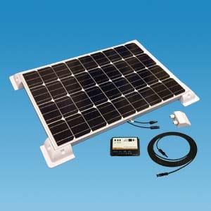 Solar Electrical Rigid Monocrystalline 80W Solar Panel Kit