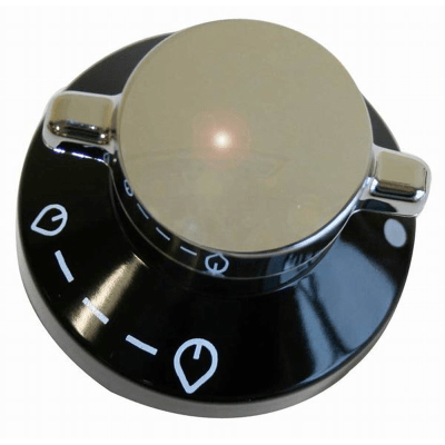 Stoves & Belling Spares Gas Knob h/p sbs black/silver