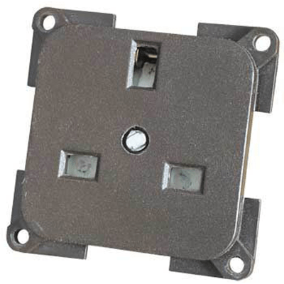 Switches & Sockets Electrical CBE 230volt 3-pin skt, Light grey