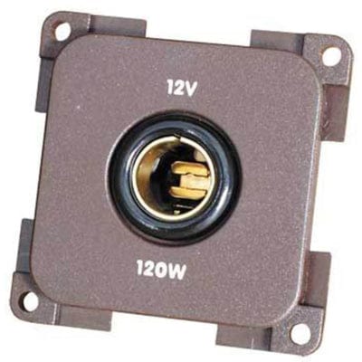 Switches & Sockets Electrical CBE Brown 12v socket