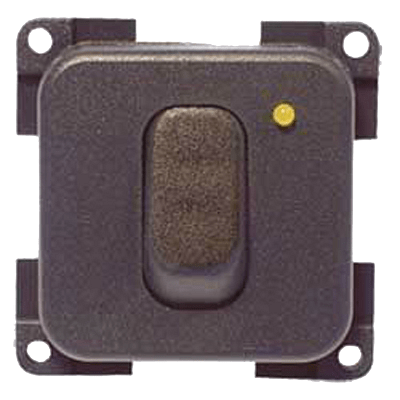 Switches & Sockets Electrical CBE Grey Single Unipolar + LED Switch