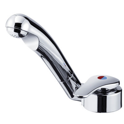 Taps Water Mixer faucet Ceramic Twist, chrome, ø33mm, push-fit, 90° angle