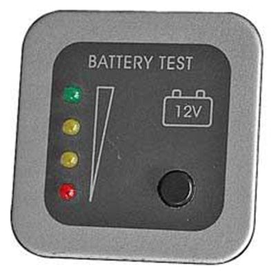 Test Panel & Gas Detectors Electrical CBE Grey Battery Test Panel LED