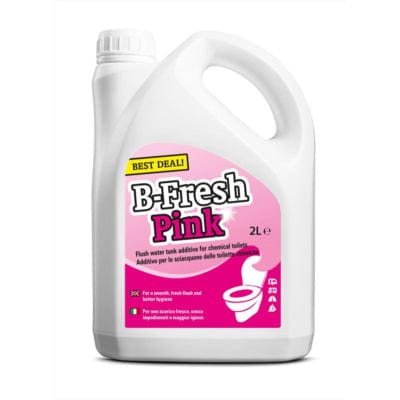 Toilet Chemical & Maintenance Cleaning & Sanitation B-Fresh Pink, Flush Water Additive 2 ltr bottle