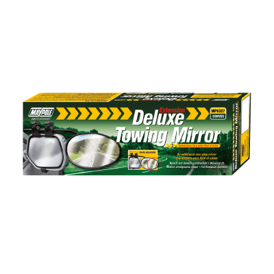Towing Mirrors Manoeuvering & Levelling Maypole Towing Mirror, Convex Glass (Pair)