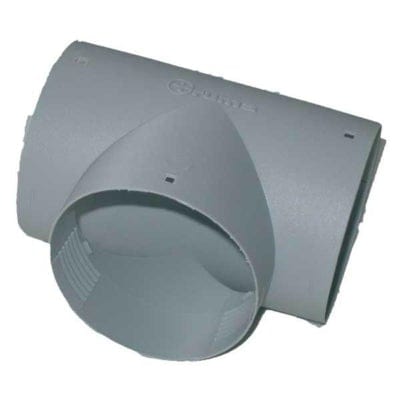 Truma Blown Air Accessories Gas T-piece TS, agate grey. Ducts opening 65mm -72mm