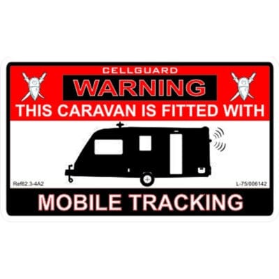 W4 Vehicle Accessories Vehicle Accessories Tracking Fitted Sticker - Motorcaravan