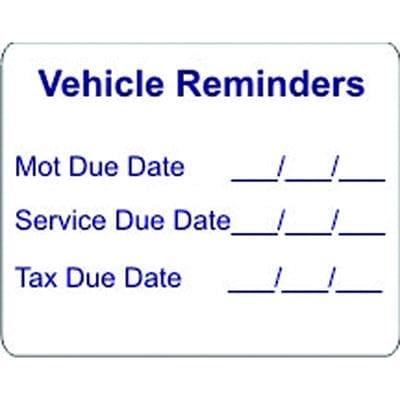 W4 Vehicle Accessories Vehicle Accessories Vehicle Reminder Sticker