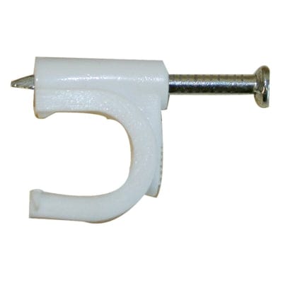 W4Electrical 10mm Round Cable Clip