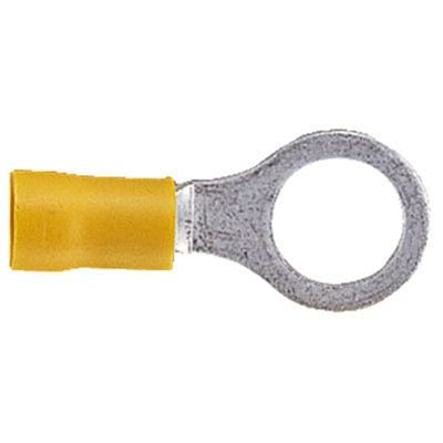 W4Electrical Electrical 8mm ring terminal yellow (PACK OF THREE)