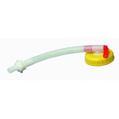 Water Containers Water Filler Cap Din 96 with Flexible Hose 30cm, Tap, 19mm Connector