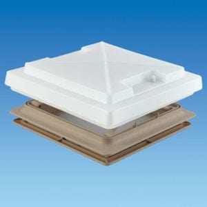 Windows & Accessories MPK Rooflights & Spares 320 x 360 Rooflight c/w Flynet – White